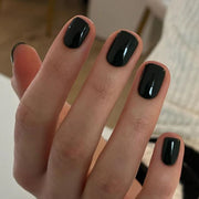Black Solid Squoval