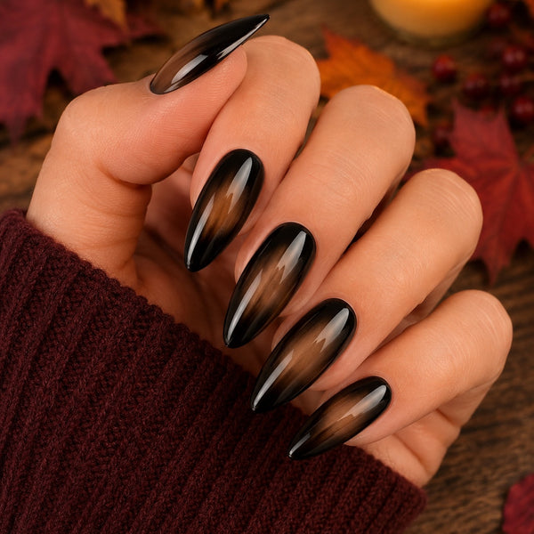 Brown Smudge Ombre- Almond
