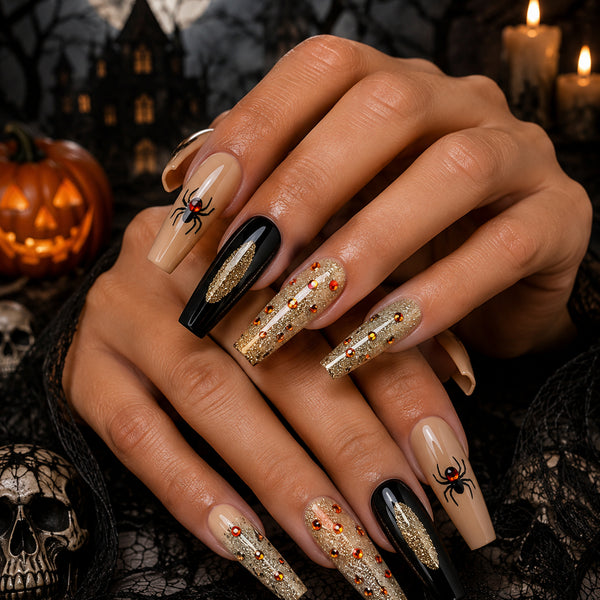 Halloween Tan and Black