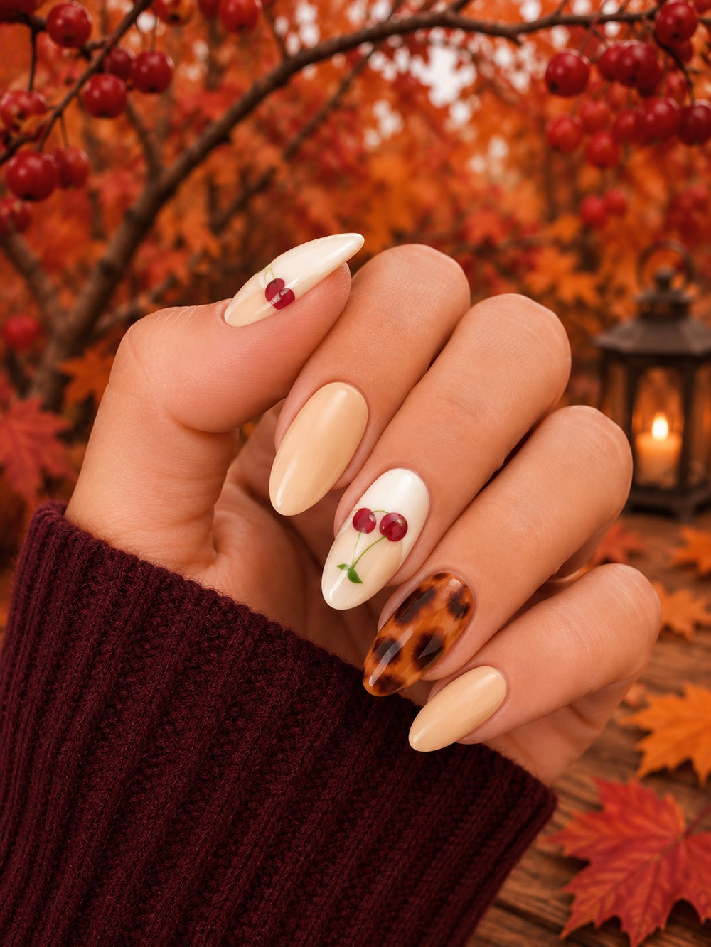 Cherry Red Cute French