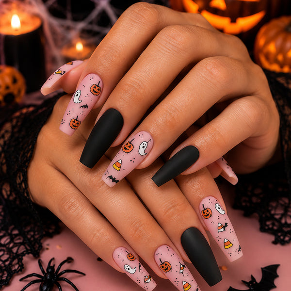 Halloween Black and Pumpkins