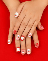 Cherry Polka-Dot 3D Children's Nails