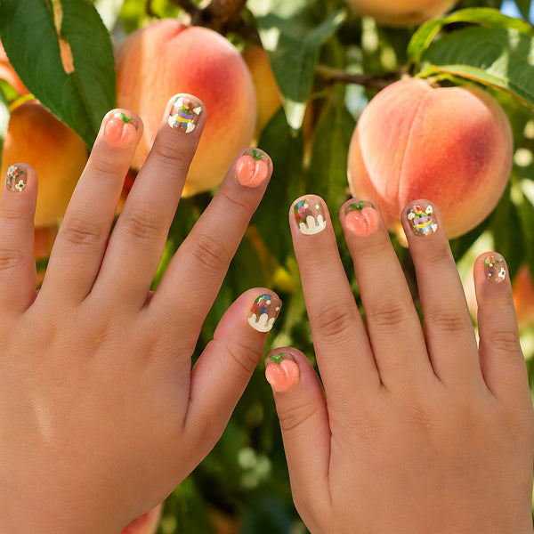 Georgia Peach Children's Nails