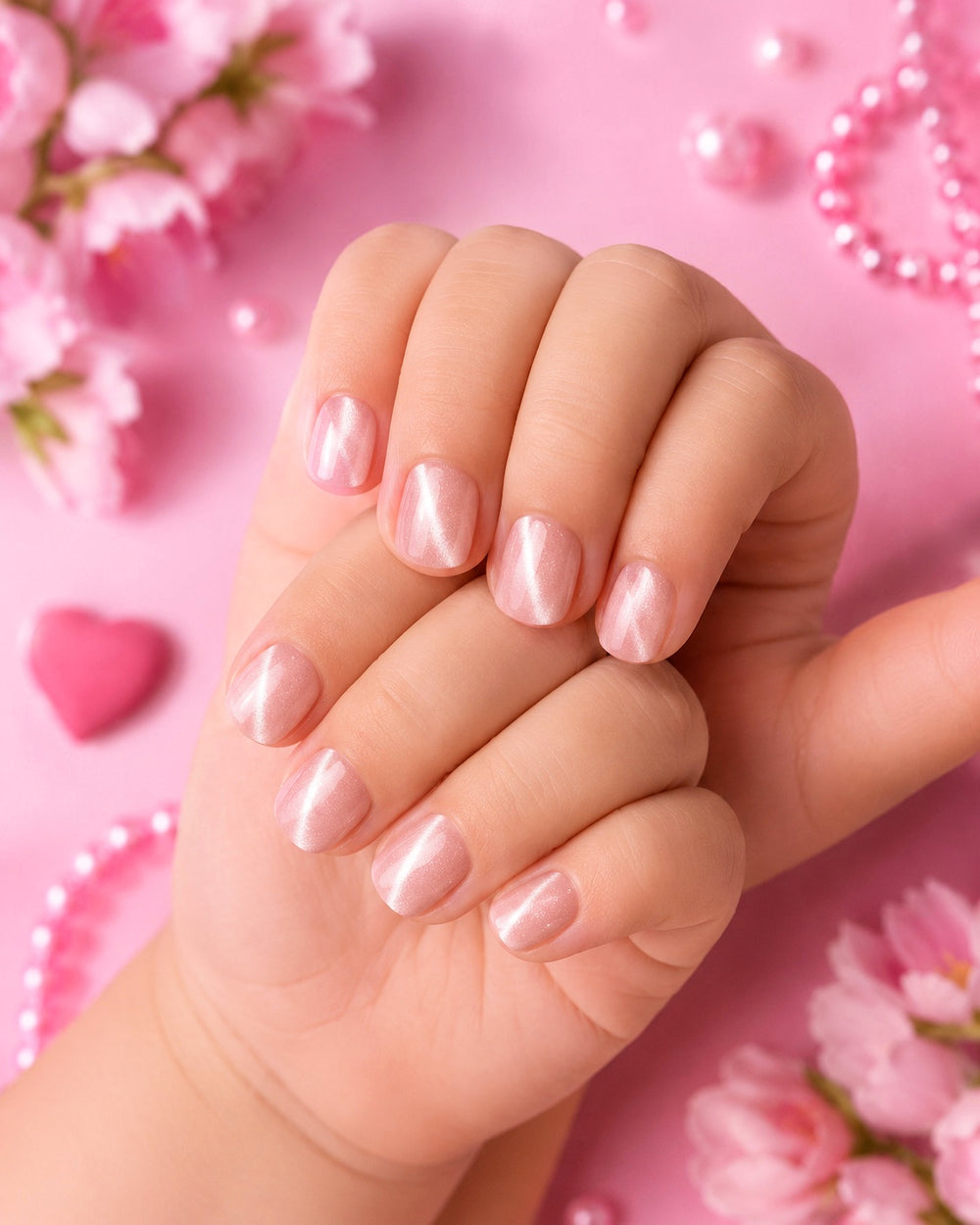 Starlight Pink Children's Nails