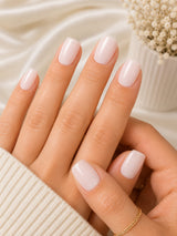 Natural Soft Pink Squoval Solid
