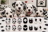 Dalmatian Print Children's Press-On Nails – 24 Set