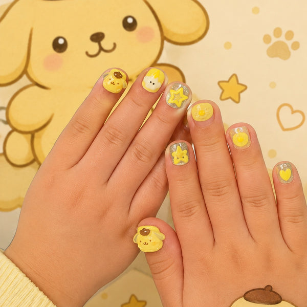 Doggies and Stars Children's Nails
